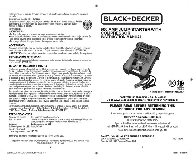 BLACK DECKER JUS500IB instruction manual