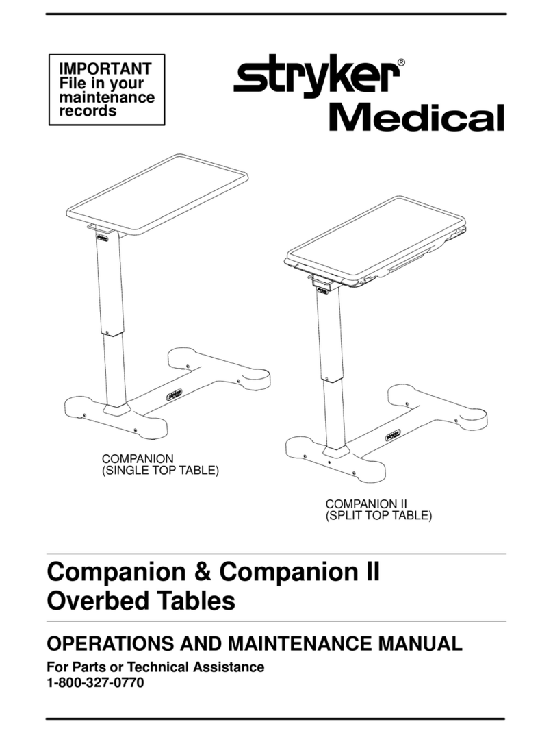 Stryker Medical COMPANION Operation and maintenance manual
