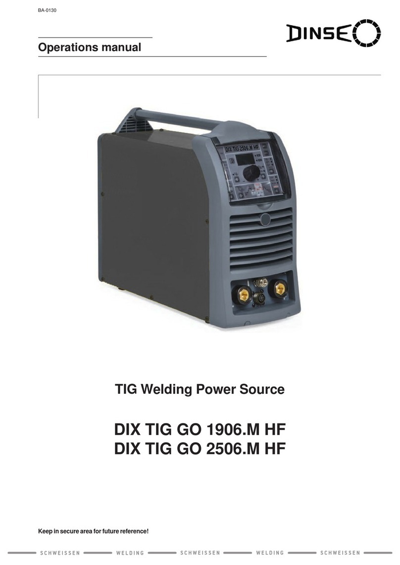 DINSEO DIX TIG GO 1906.M HF User manual