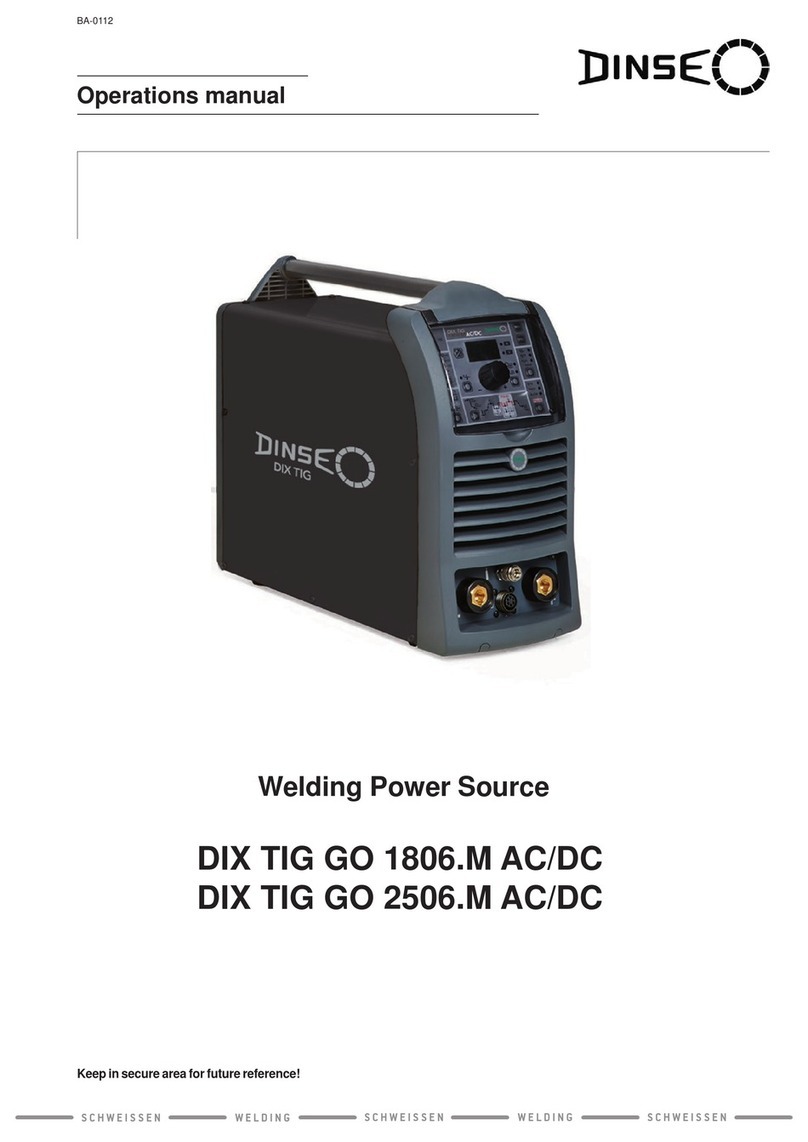 DINSEO DIX TIG GO 1806.M AC/DC User manual