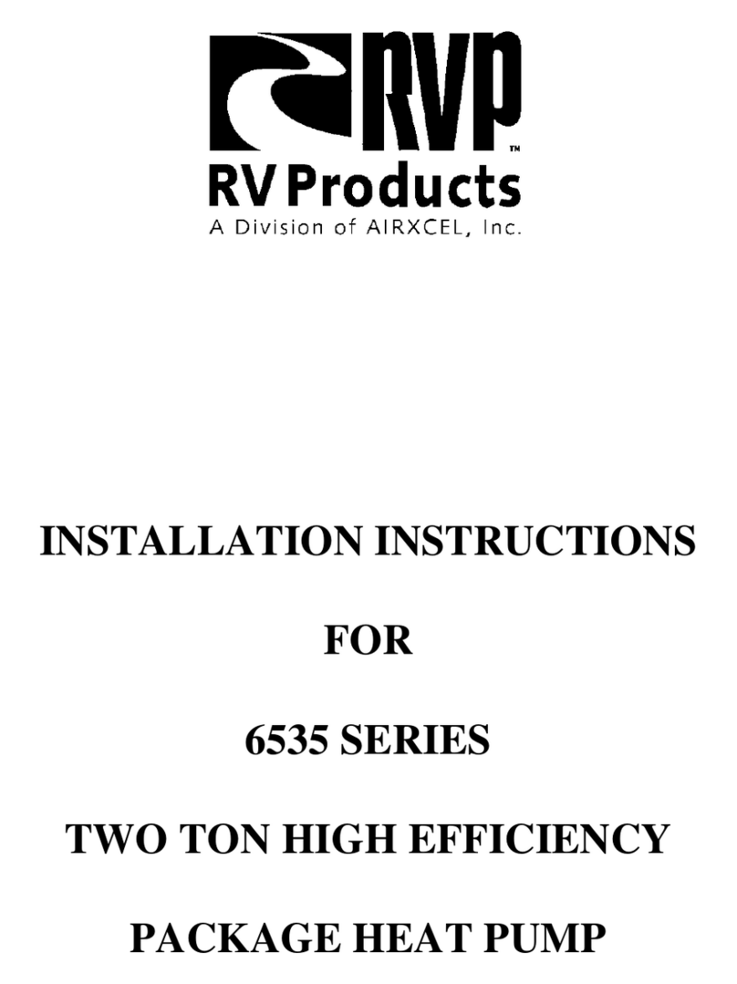 RVP 6535 SERIES installation instructions