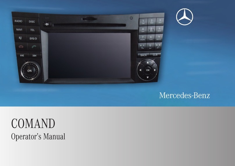 Mercedes-Benz COMAND Operator's manual