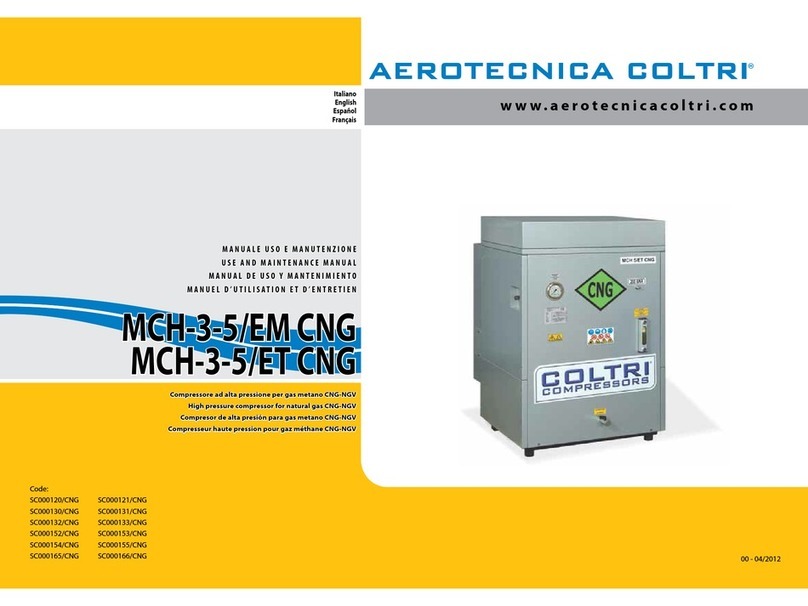 AEROTECNICA COLTRI MCH-3/EM CNG Use and maintenance manual