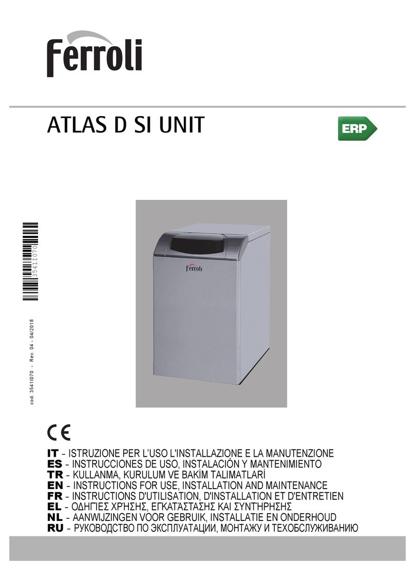 Ferroli ATLAS D SI UNIT Series Troubleshooting guide