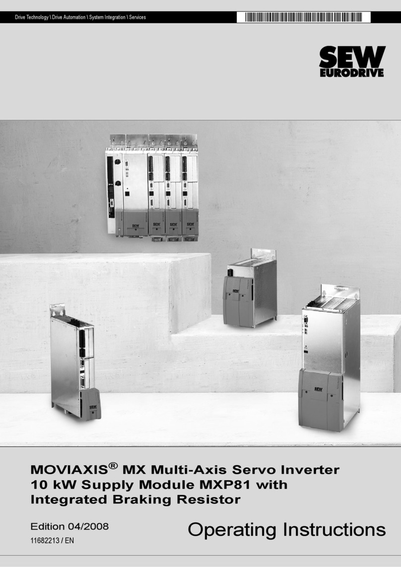 SEW-Eurodrive MOVAXIS MX Series operating instructions