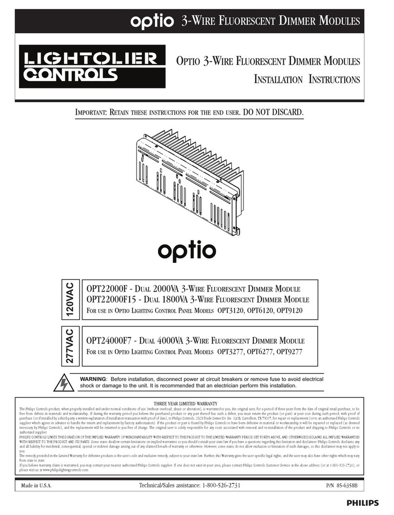 Philips Optio OPT22000F installation instructions
