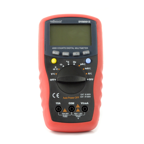Velleman DVM9915 user manual