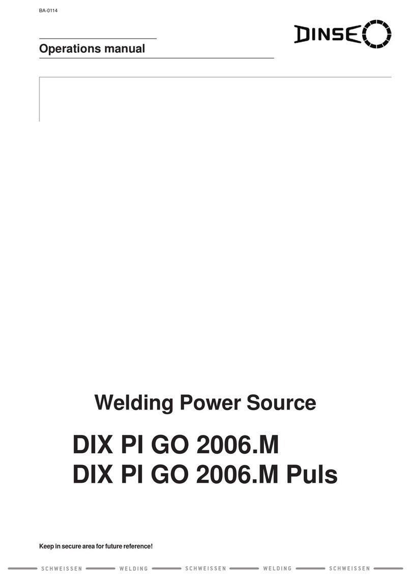 DINSE DIX PI GO 2006.M User manual
