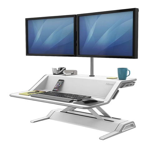Fellowes Lotus DX Sit-Stand Workstation User manual