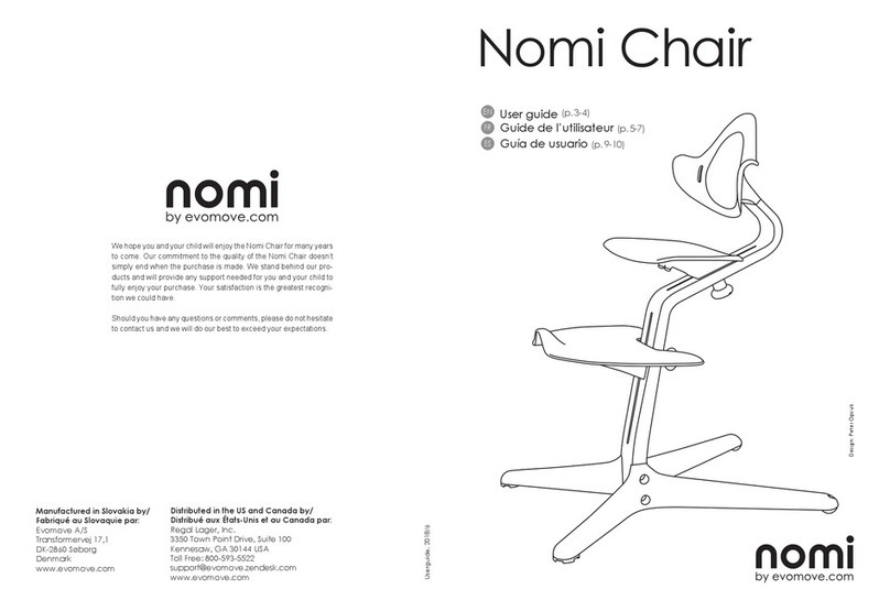 Evomove Nomi Chair user guide Evomove Nomi Chair user guide