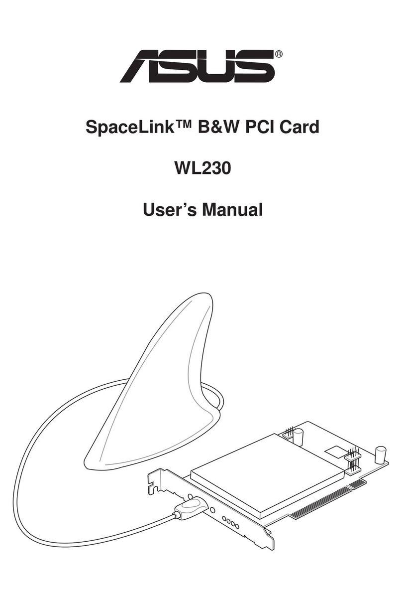 Asus SpaceLink WL230 User manual Asus SpaceLink WL230 User manual