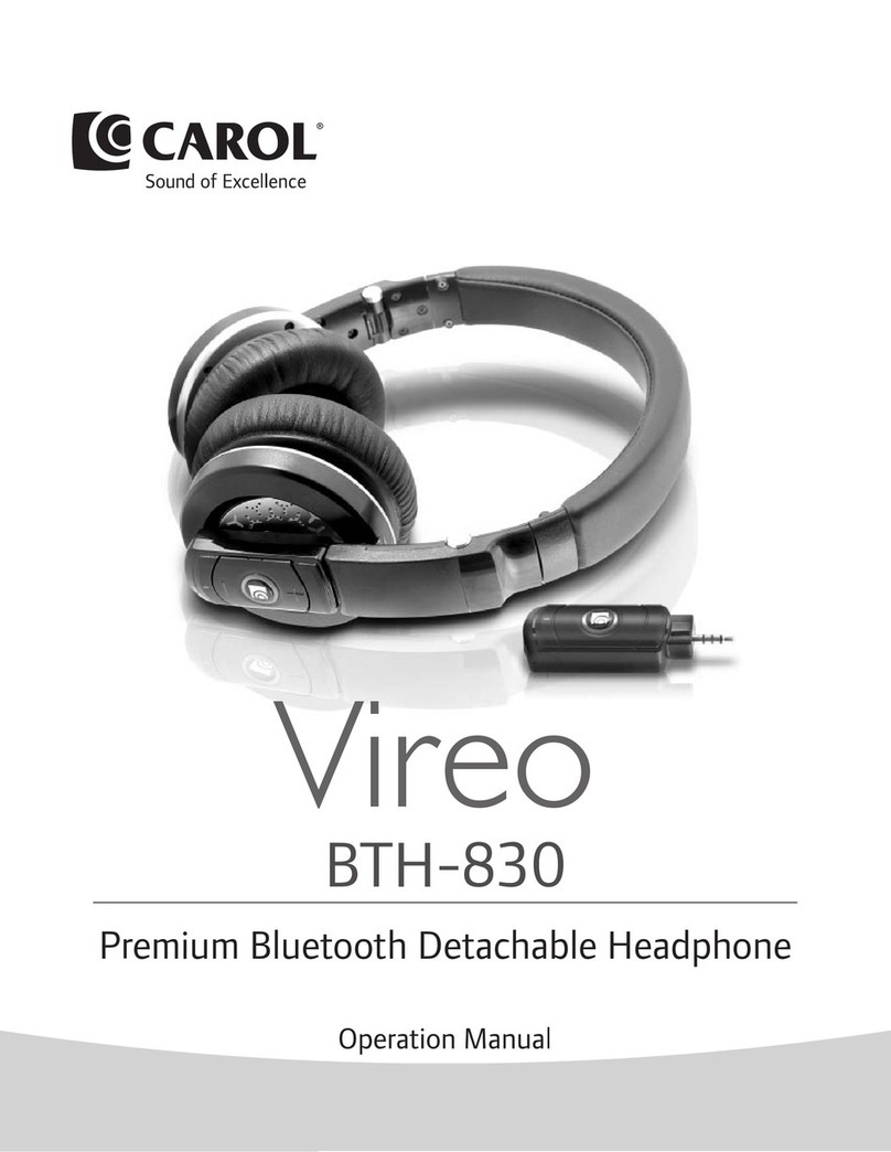 CAROL Vireo BTH-830 Operation manual
