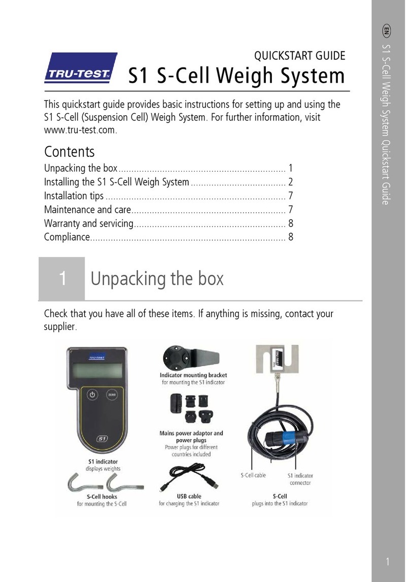 Tru-Test S1 quick start guide