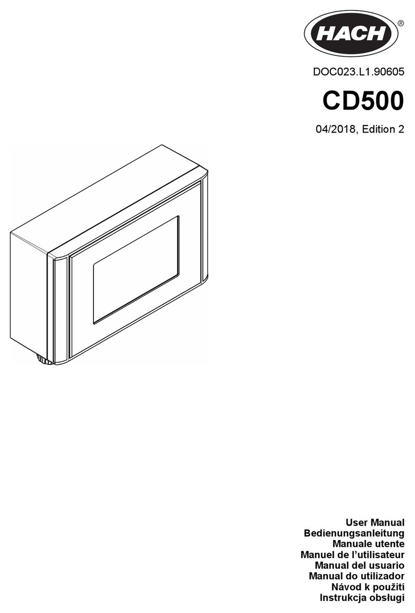 Hach CD500 User manual