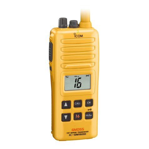 Icom IC-GM1600 User manual