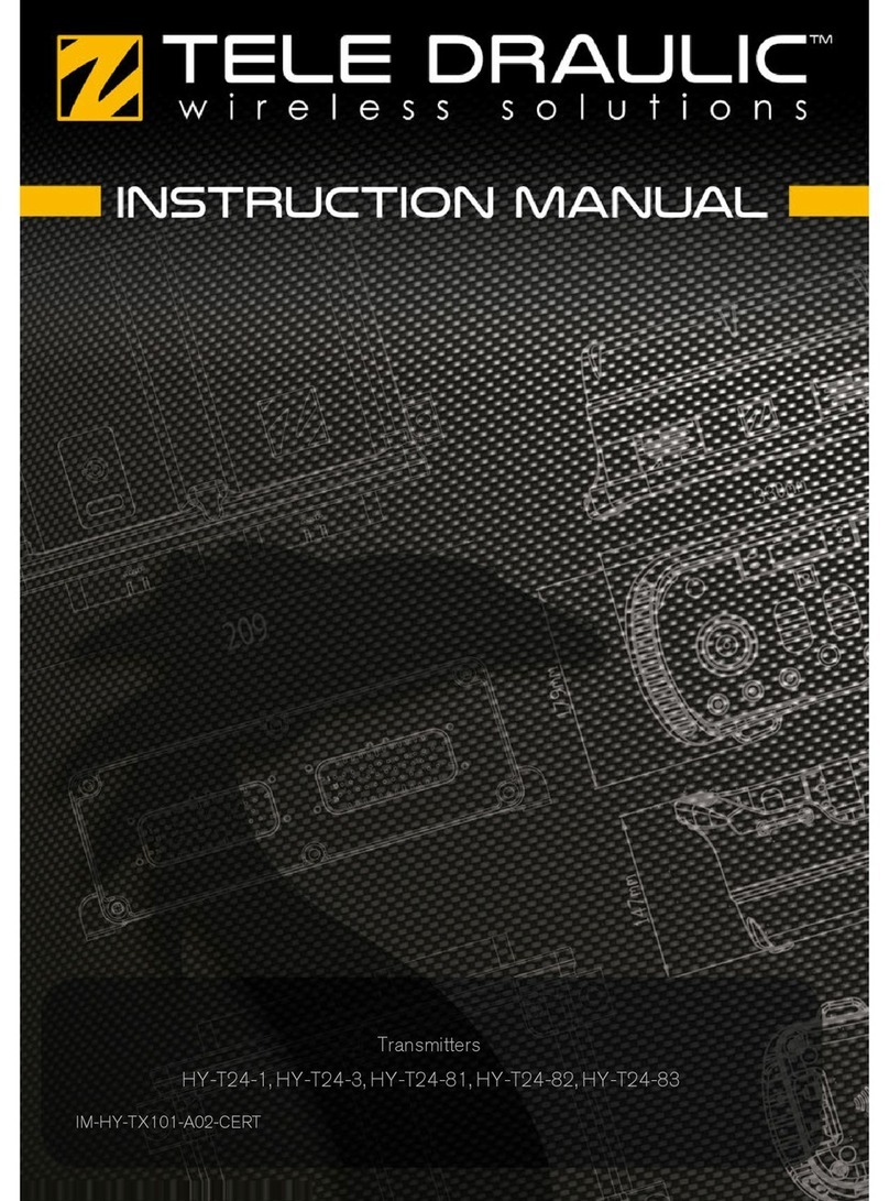 Tele Draulic HY-T24-1 instruction manual
