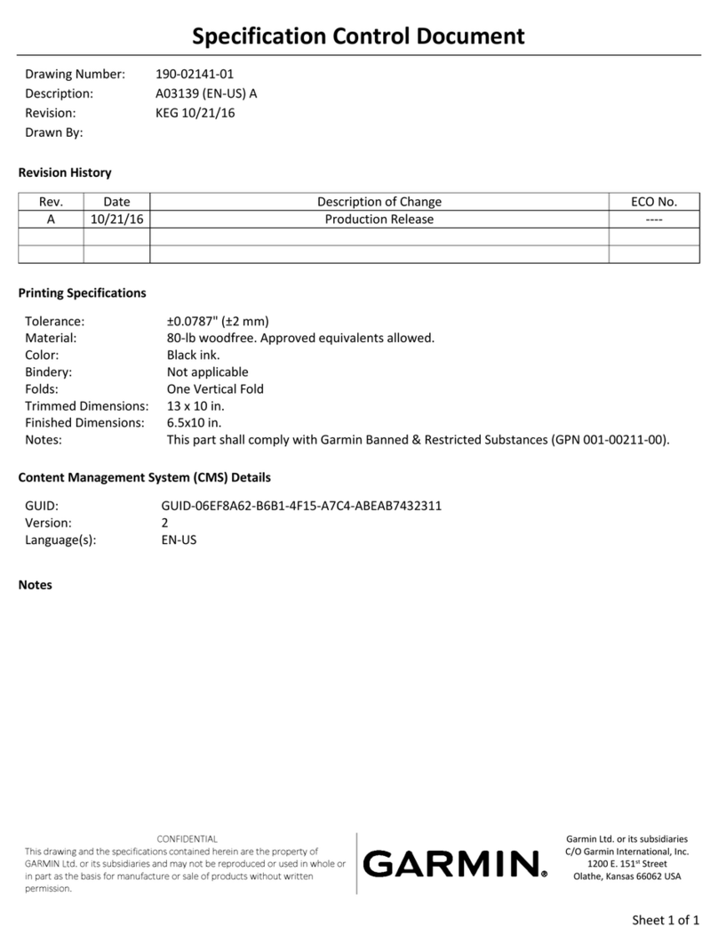 Garmin A03139 Series Instruction manual