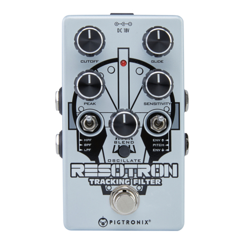 pigtronix Resotron User manual