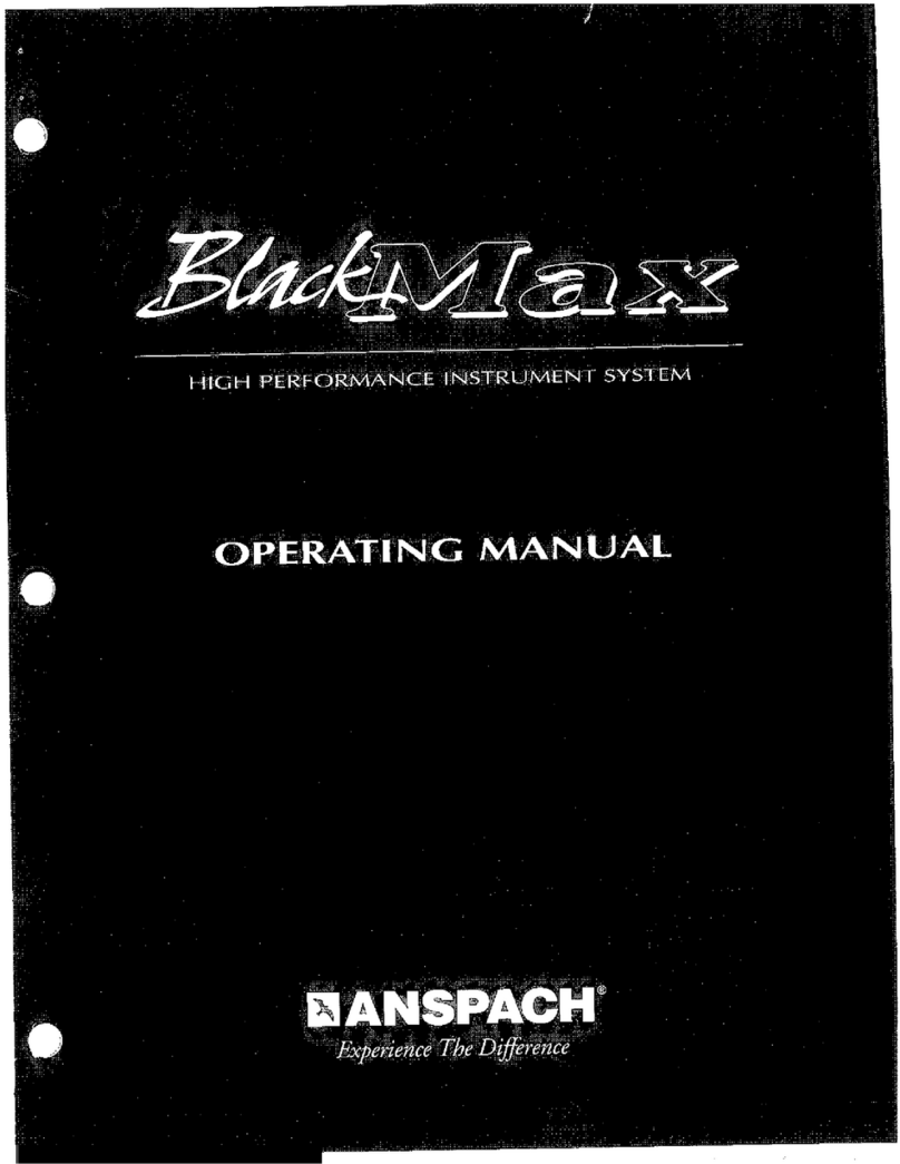 Anspach Black Max User manual