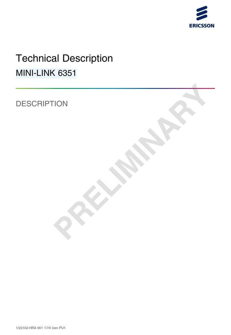 Ericsson MINI-LINK 6351 Parts list manual Ericsson MINI-LINK 6351 Parts list manual