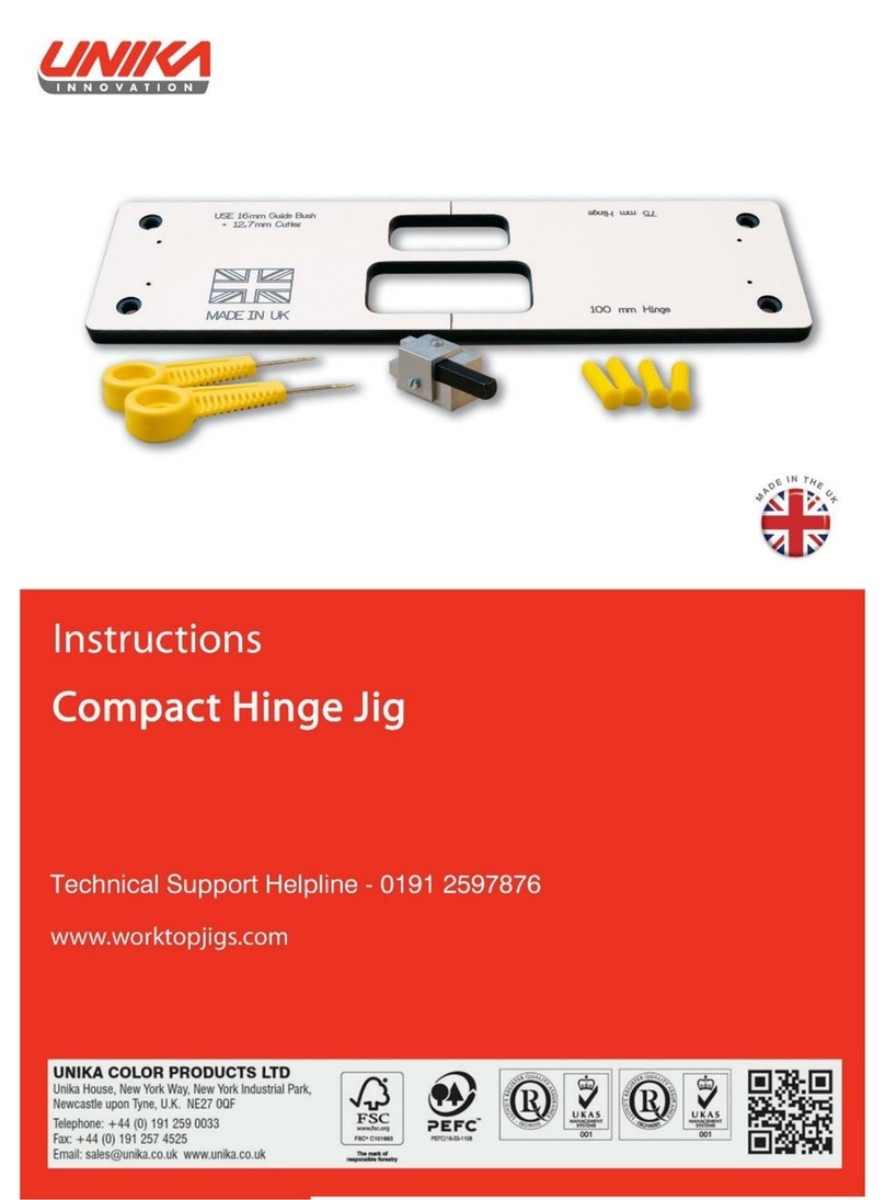 Unika Compact Hinge Jig instructions