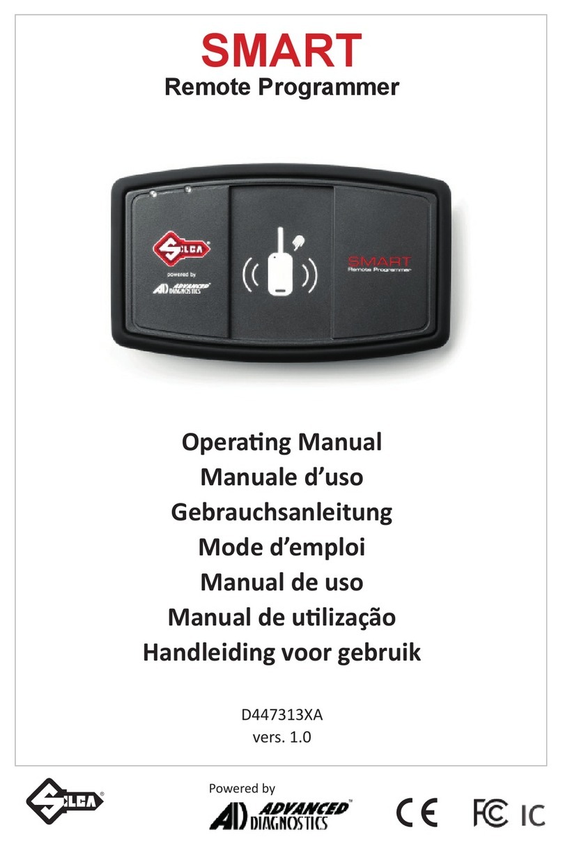 Silca Smart Remote Programmer operating manual
