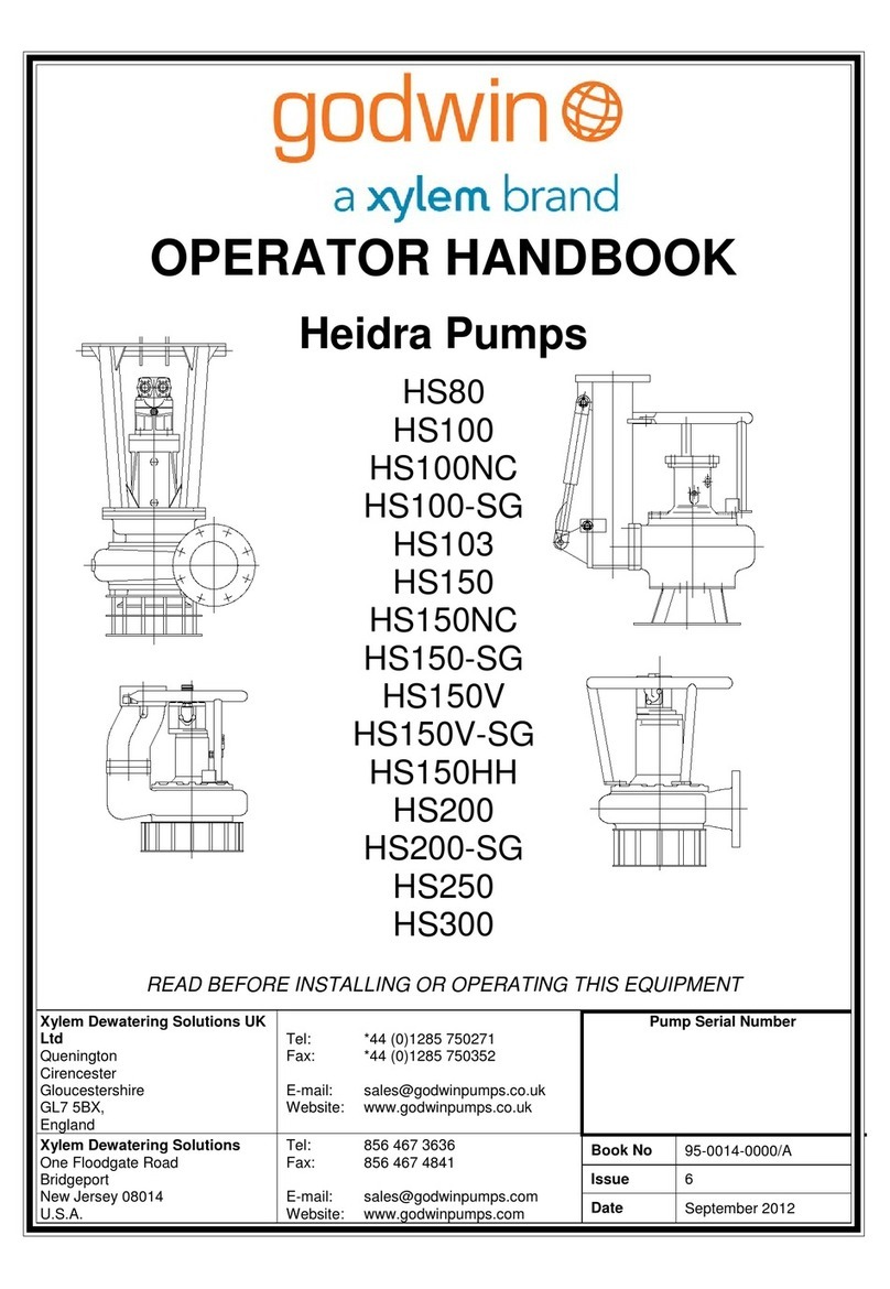 Godwin HS80 Operator's handbook
