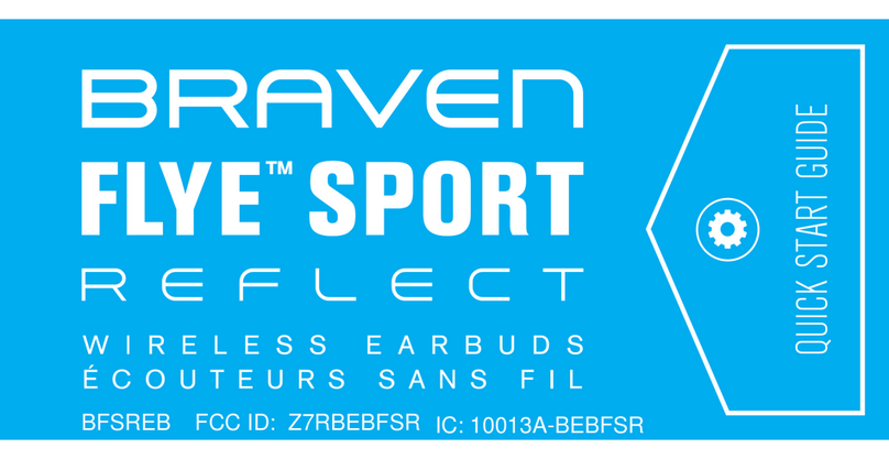 Braven FLYE SPORT REFLECT quick start guide