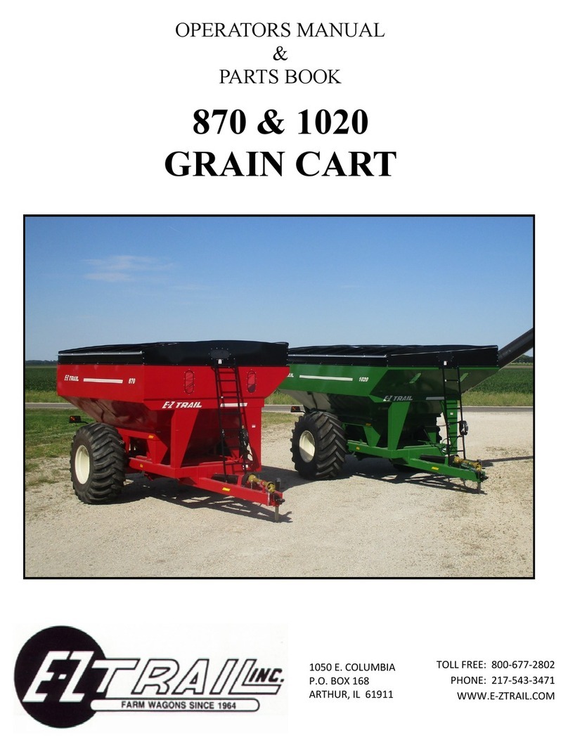 E-Z Trail 870 Operator's manual