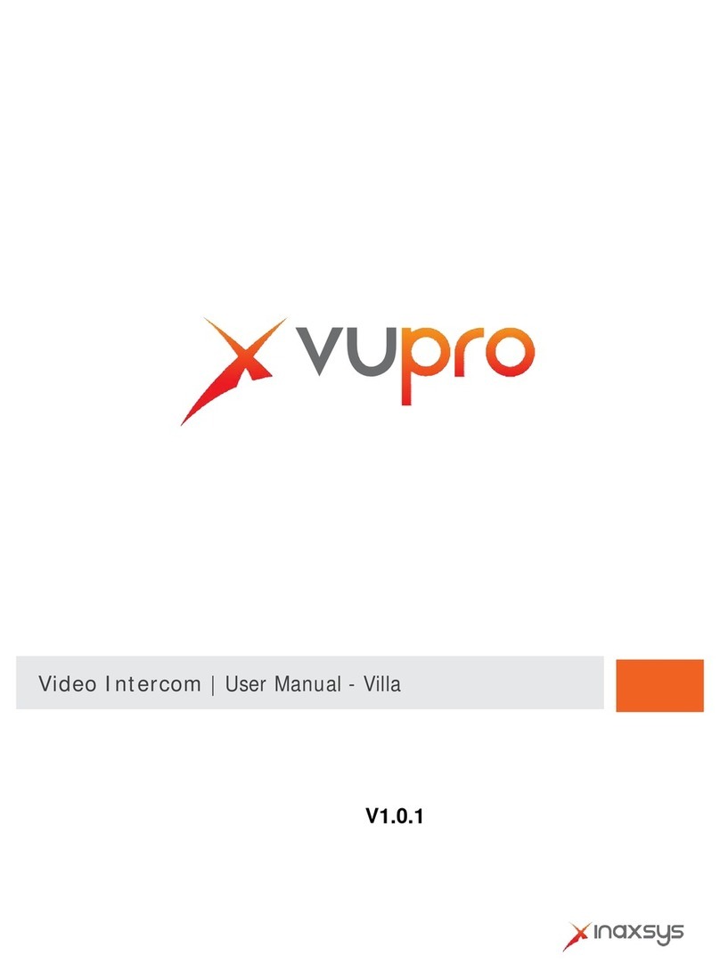 Inaxsys vupro user manual