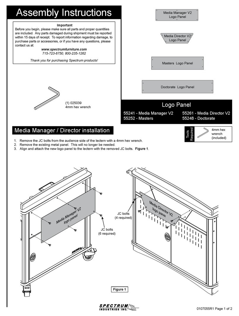 Spectrum 55241 Assembly instructions