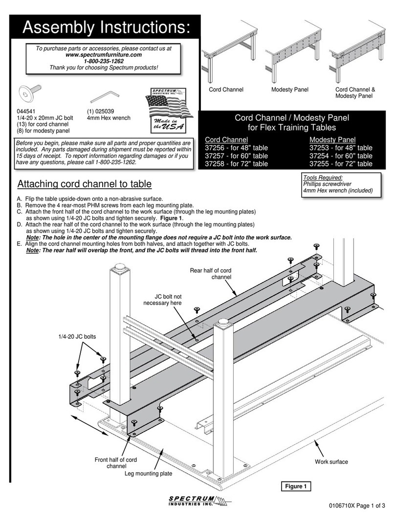 Spectrum 37256 Assembly instructions
