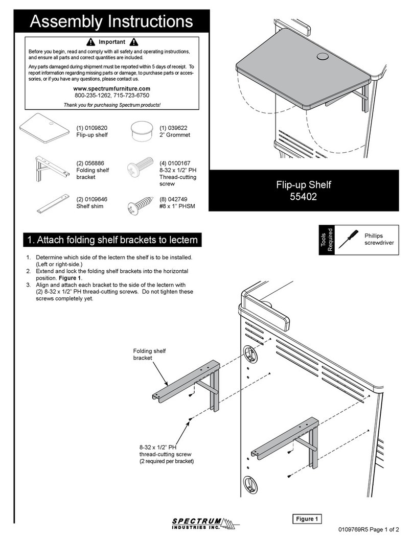 Spectrum 55402 User manual