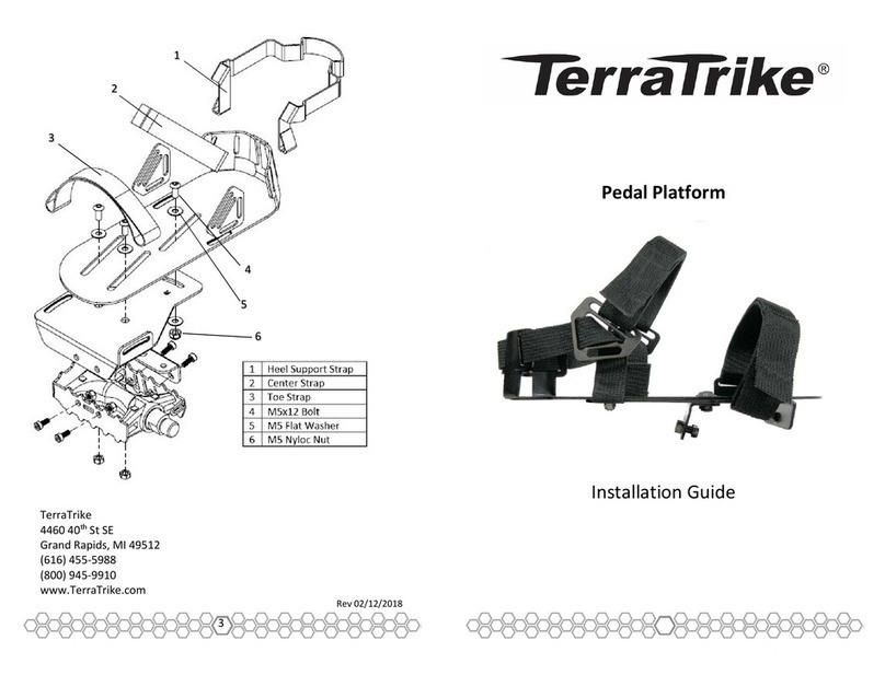 TerraTrike Pedal Platform installation guide