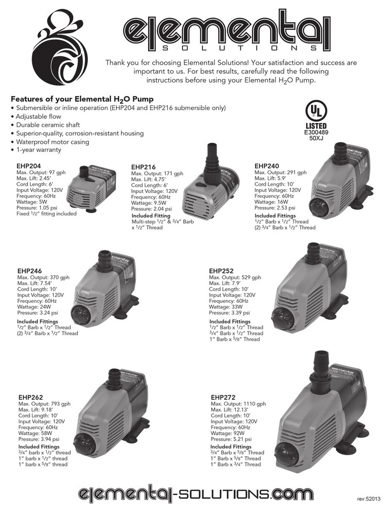 Elemental Solutions EHP204 manual