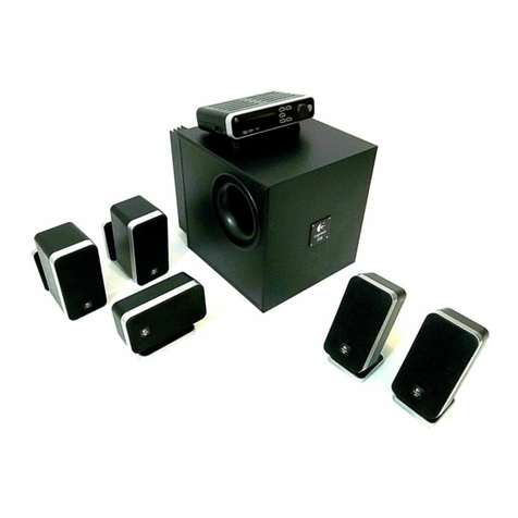 Logitech Z-5450 User manual Logitech Z-5450 User manual
