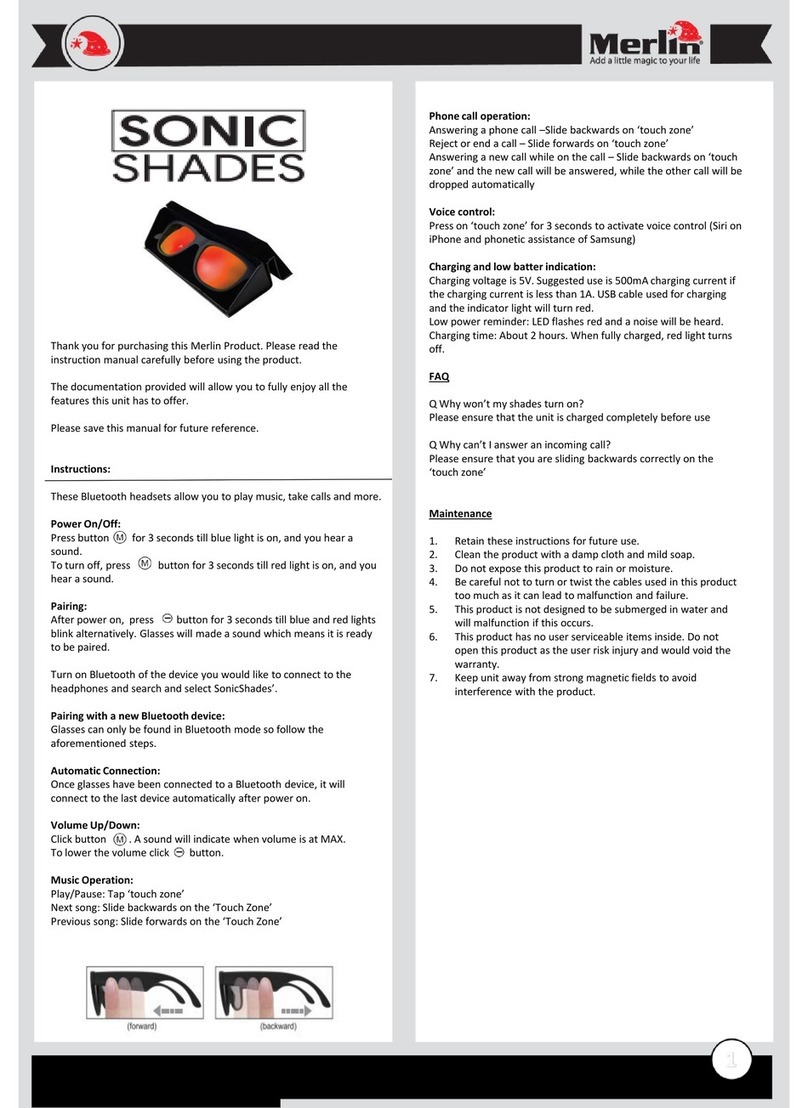 Merlin Sonic Shades manual