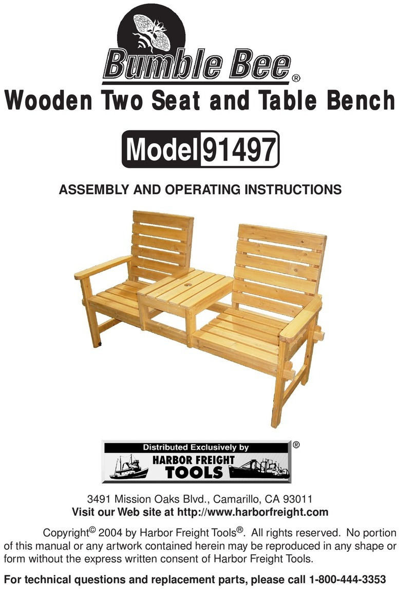 Bumble Bee 91497 Assembly and operating instructions