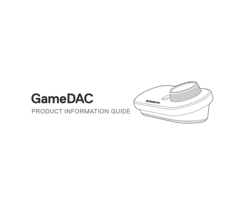SteelSeries GameDAC Product information guide SteelSeries GameDAC Product information guide