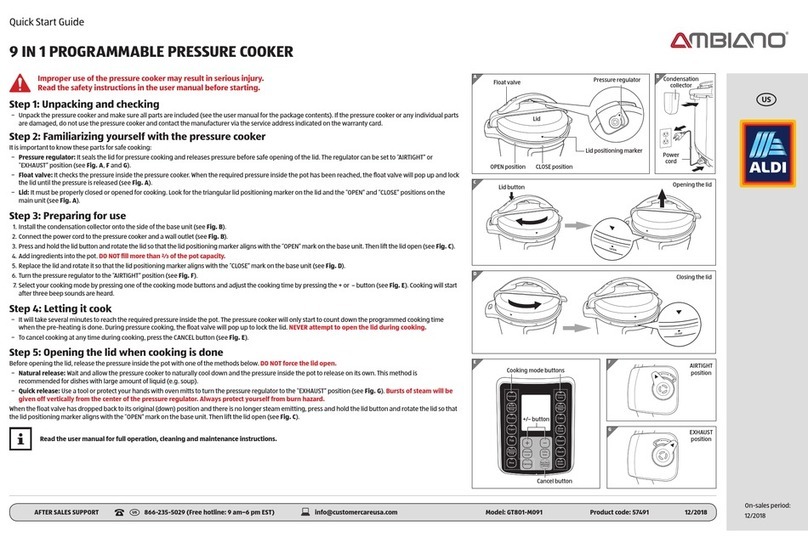 Ambiano GT801-M091 quick start guide