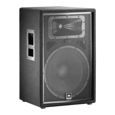 JBL JRX215 User manual JBL JRX215 User manual