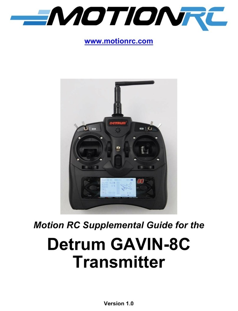 MotionRC Detrum GAVIN-8C Supplemental guide MotionRC Detrum GAVIN-8C Supplemental guide