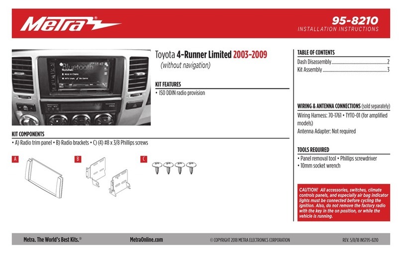 Metra Electronics 95-8210 User manual