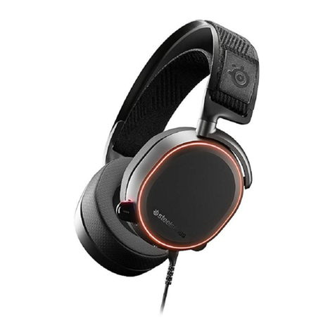 SteelSeries ARCTIS PRO WIRELESS Installation and operation manual