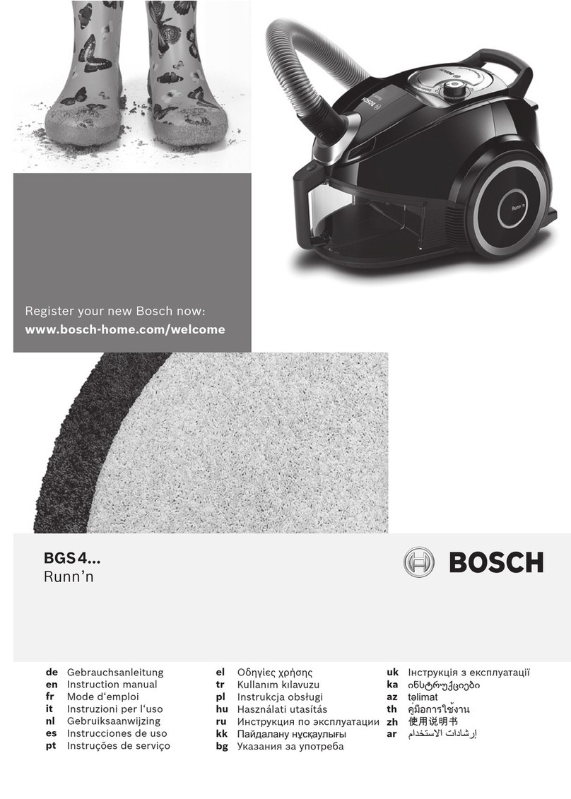 Bosch BGS4.. Runn'n instruction manual
