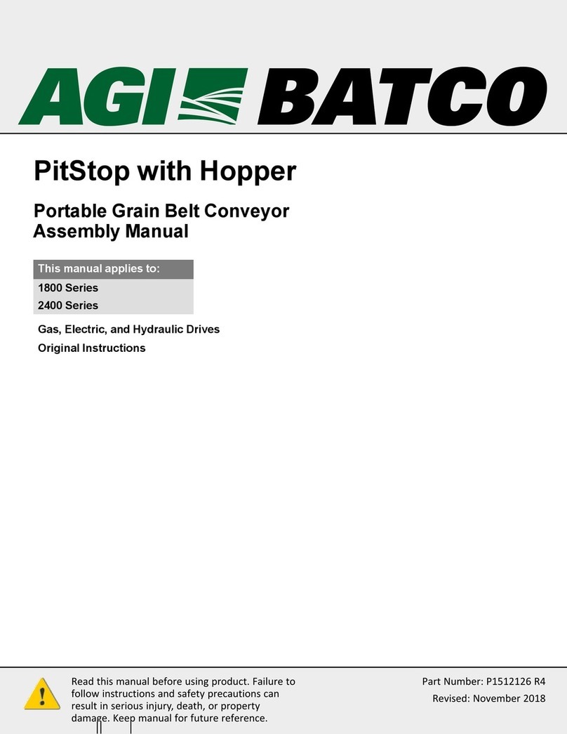 AGI BATCO 1800 Series Assembly manual