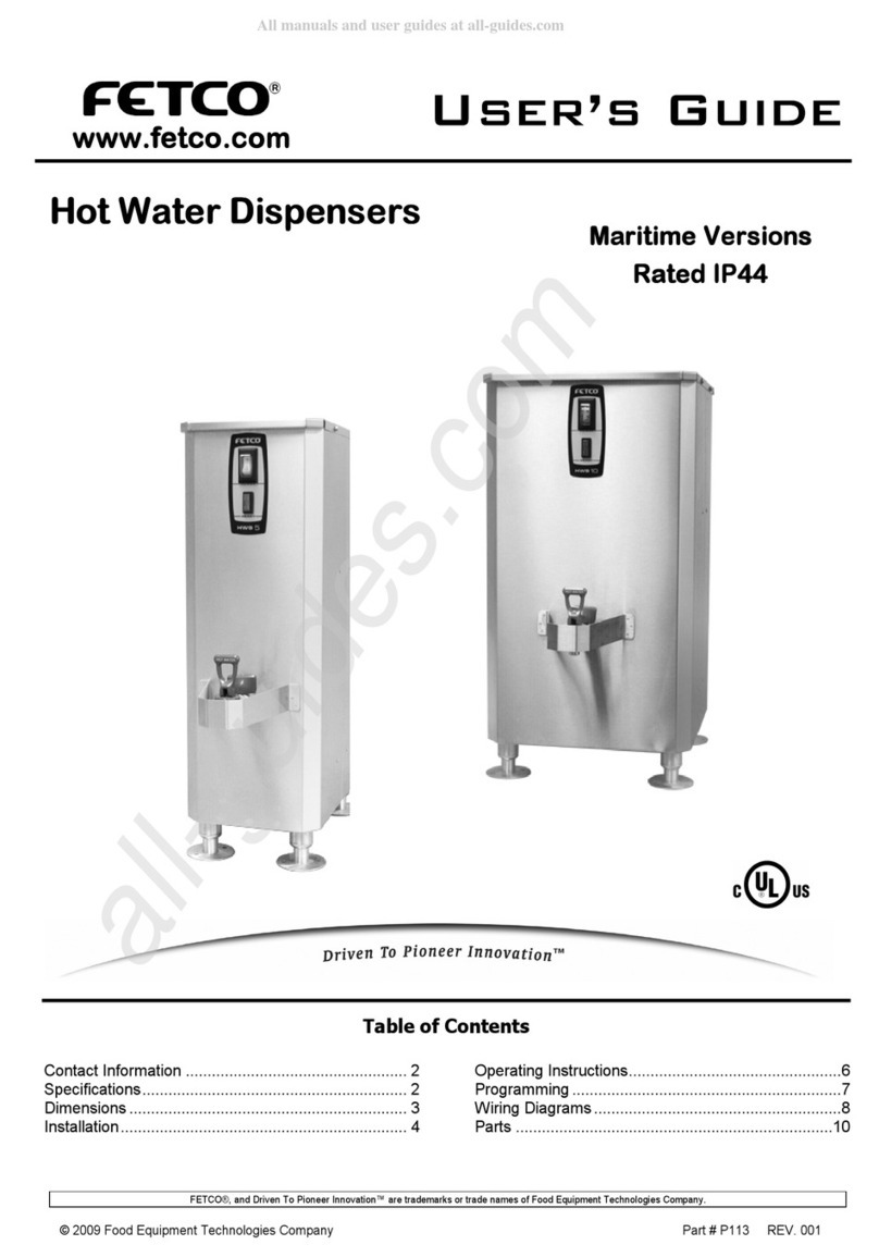 Fetco HWB-5 user guide