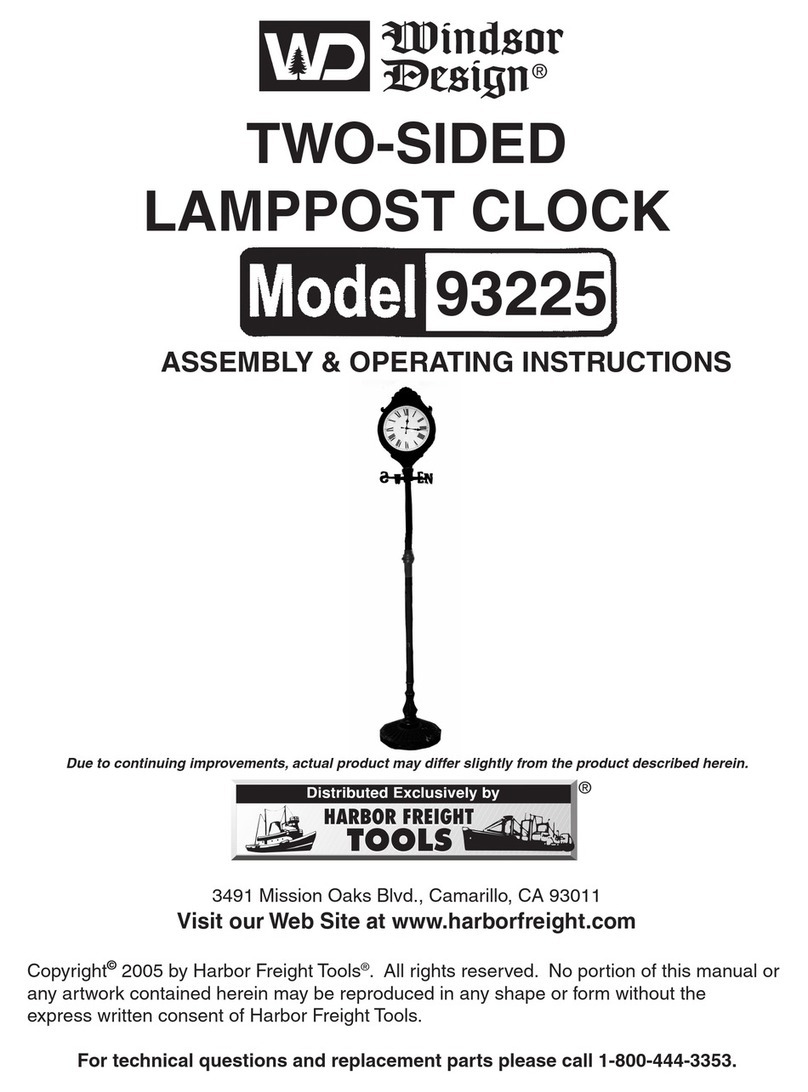 Windsor Design 93225 Assembly & operating instructions