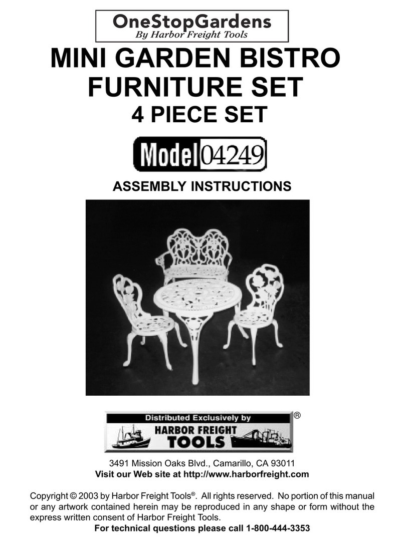 One Stop Gardens 04249 Assembly instructions