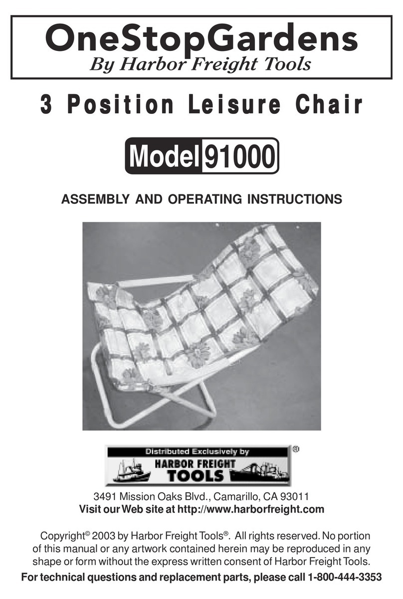 One Stop Gardens 91000 Assembly and operating instructions